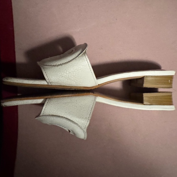 Dior White Mules with Elegant Monogram Design - Picture 3 of 6